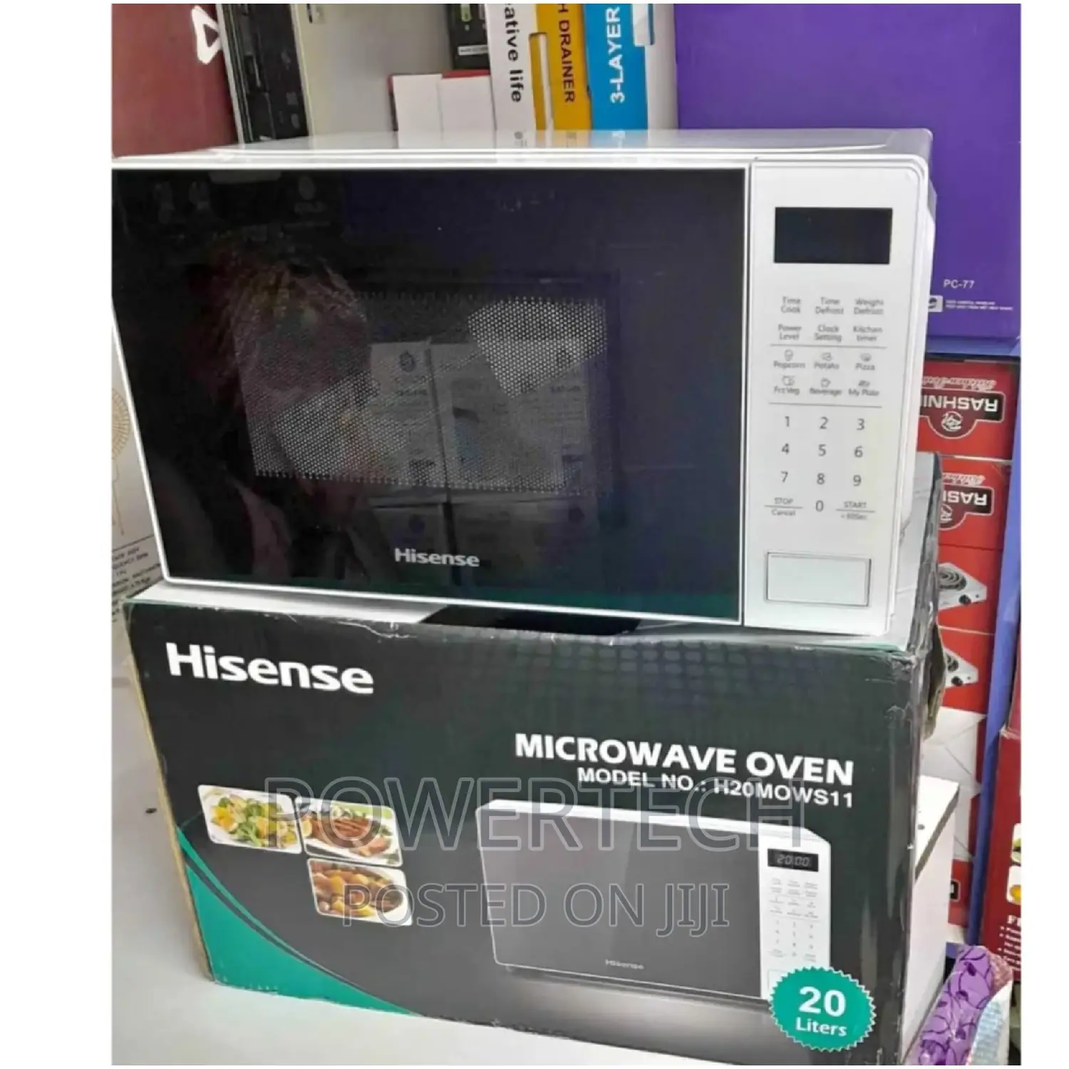 Hisense 20 Litres Digital Microwave-White