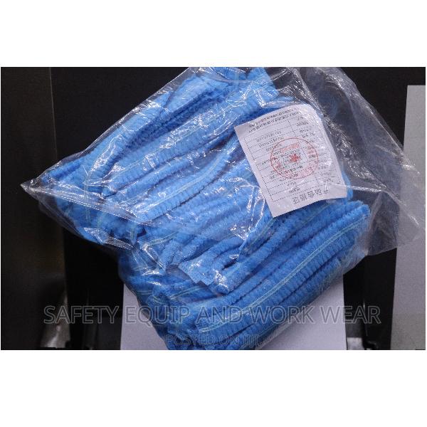 Blue Medical Hairnet - main view
