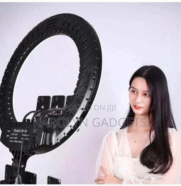 Universal 18 Inch Ring Light + 3 Phone Holders + Tripod