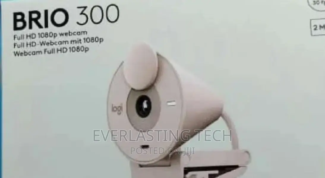 \Logitech BRIO 300 Full HD Webcam - ROSE - USB