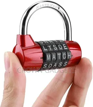 Generic 2xzinc Alloy 5 Dial Letters Combination Padlock Code