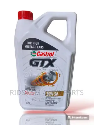 Castrol GTX 5litres 20w50,For Petrol and Diesel Engines