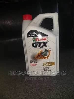 Castrol GTX 5litres 20w50,For Petrol and Diesel Engines