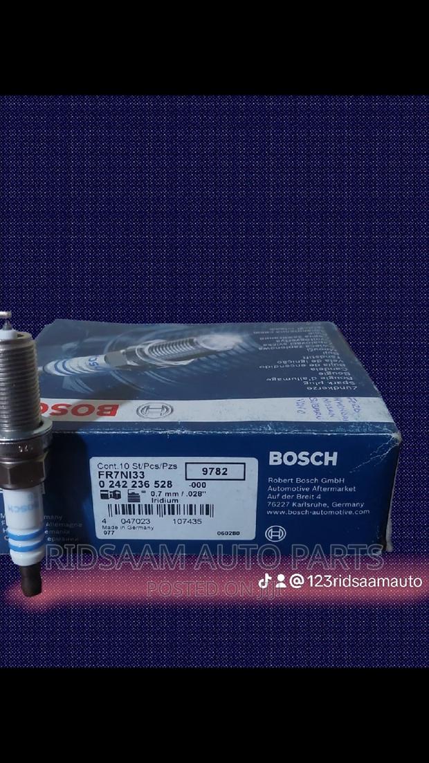 Iridium Bosch Spark Plugs Made in Germany - main view