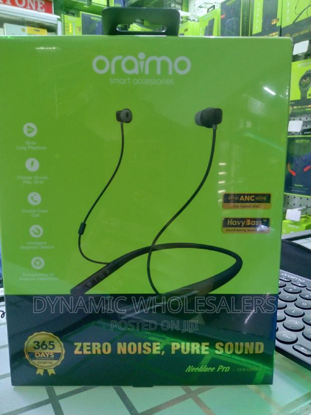 Oraimo Necklace Pro - Zero Noise, Pure Sound Neckband.::