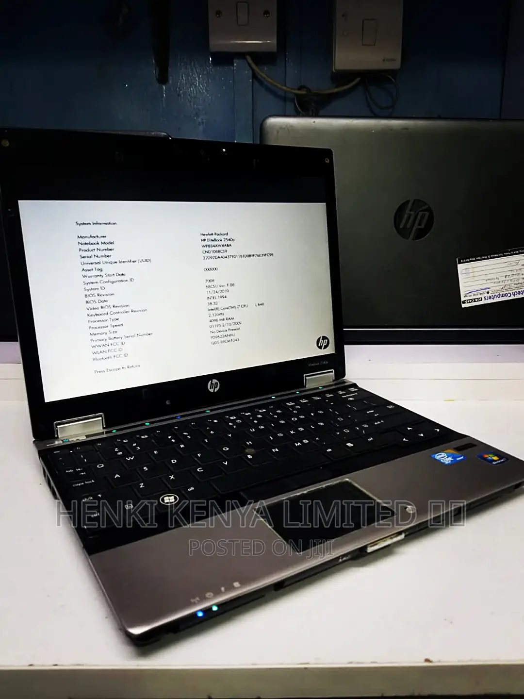 Laptop HP EliteBook 2560P 4GB Intel Core I7 HDD 500GB