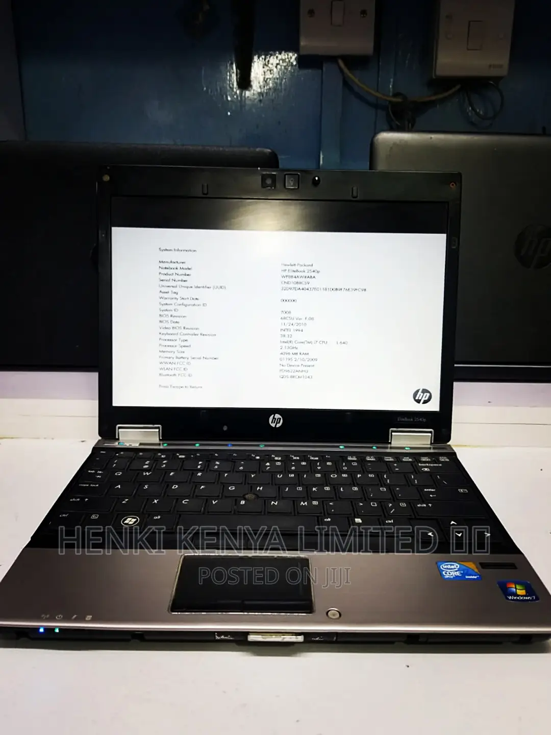 Laptop HP EliteBook 2560P 4GB Intel Core I7 HDD 500GB