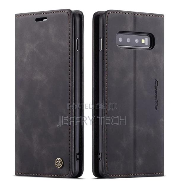 Leather Flip Case for Samsung S10 Plus