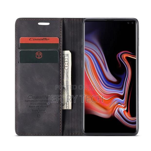 Leather Flip Case for Samsung S10 Plus - thumbnail 2