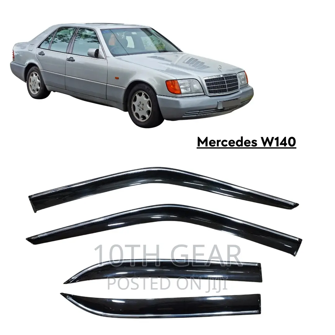 Mercedes W140 Windbreakers Original Window Visors