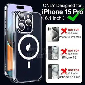 iPhone 15 Pro Case,Magsafe-1 Screen Protector+Camera Lens Pr