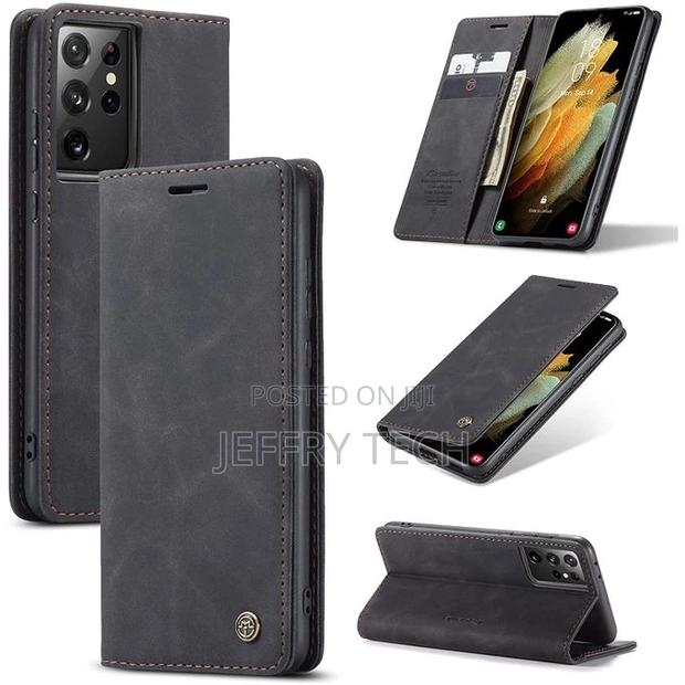 Leather Flip Case for Samsung Galaxy S21 Ultra - main view