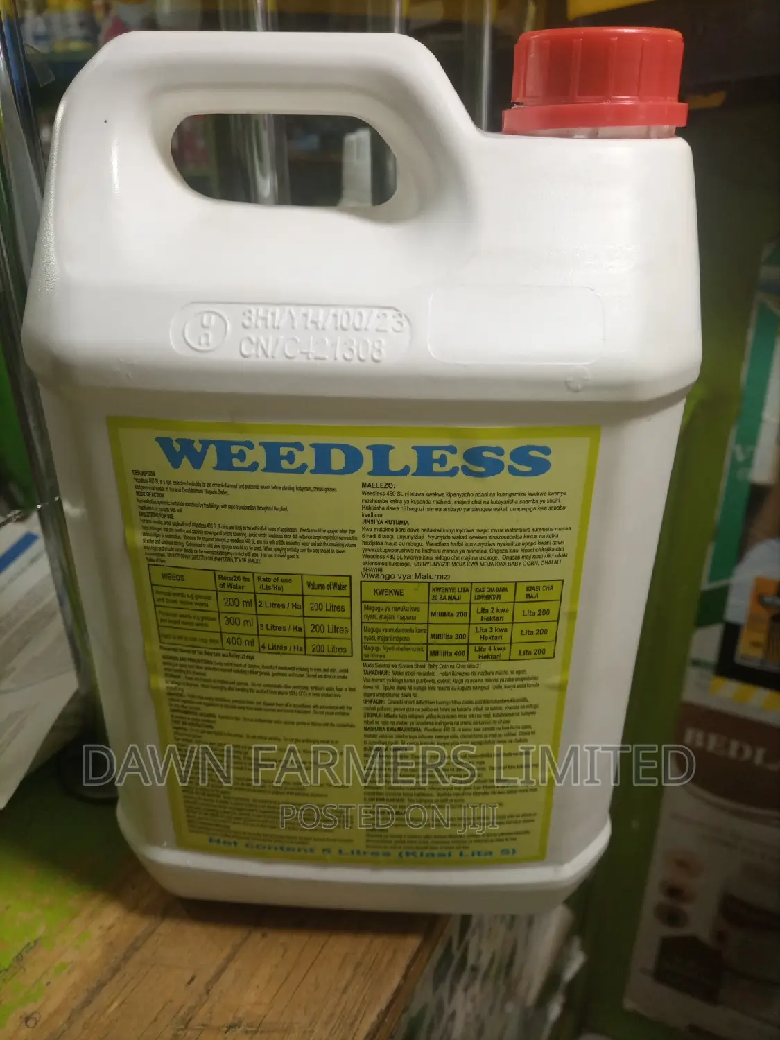 Weedless Herbicide 5ltr