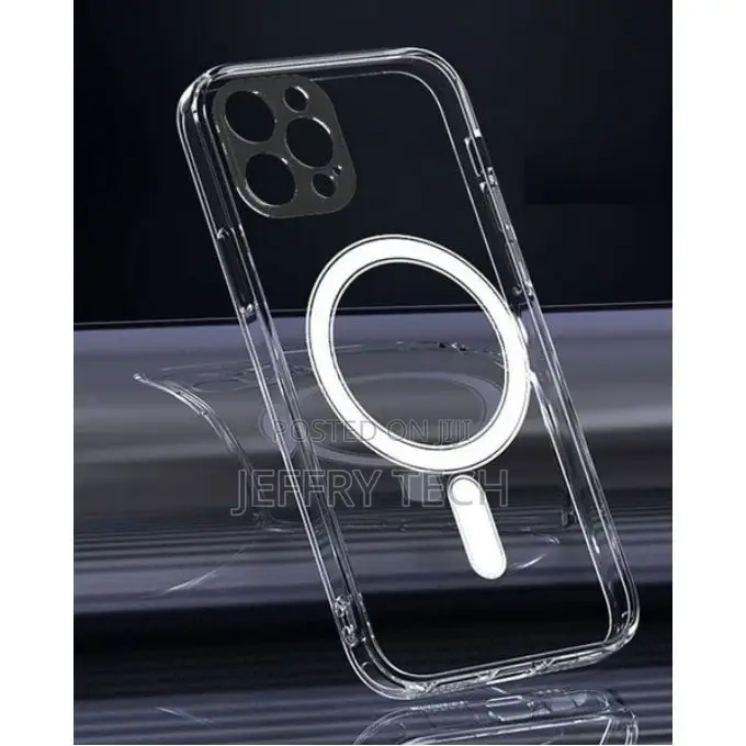 Apple iPhone 11 Pro Magnetic (SLIVER) Transparent Wireless C