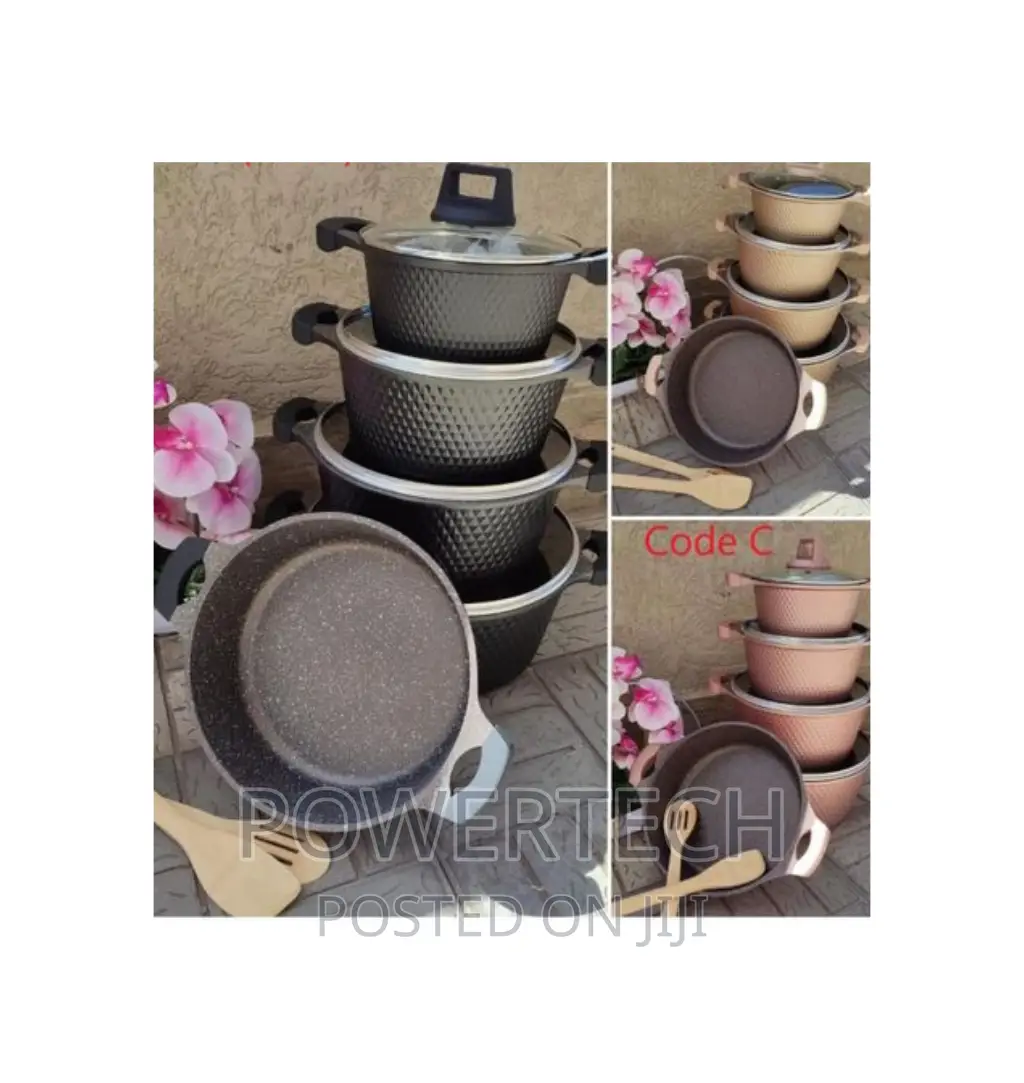 UNIQUE 12 PCS SUPER QUALITY Granite Cookware Set
:
