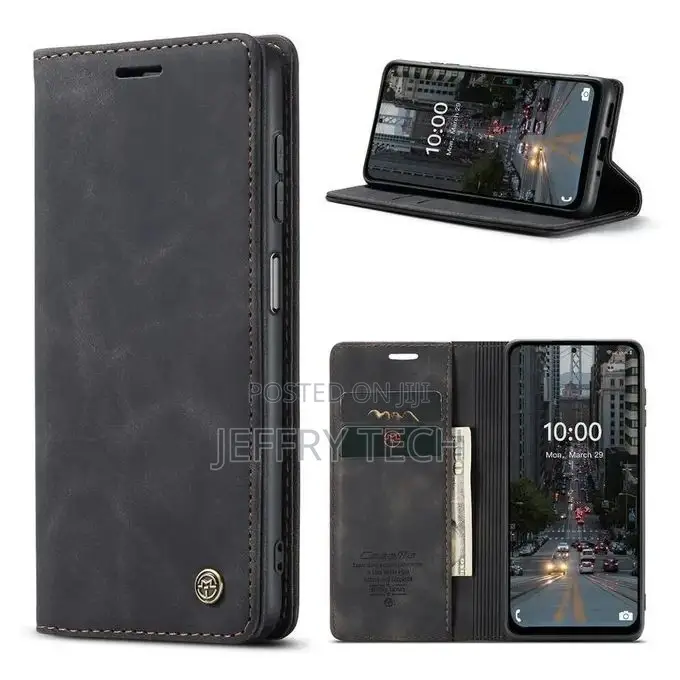 Realme C55 Flip Leather Wallet Case With 2 Cards Slot