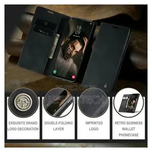 Realme C55 Flip Leather Wallet Case With 2 Cards Slot