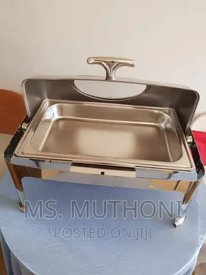 *Heavy Duty Roll Top Chaffing Dish With Glass Window