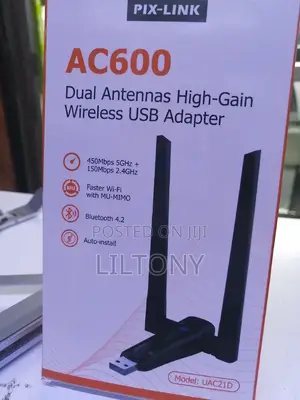 AC600 Dual Antenna High _Gain Wireless Usb Adapter