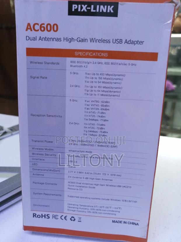 AC600 Dual Antenna High _Gain Wireless Usb Adapter - thumbnail 2