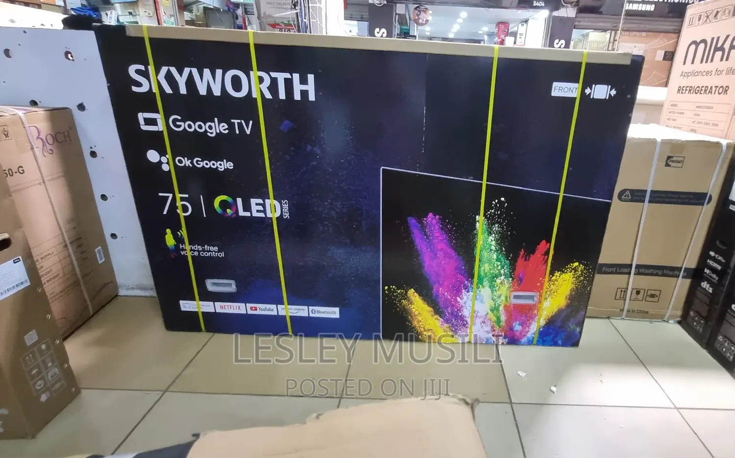 Skyworth 75 SUE9500 75" QLED Smart Google TV