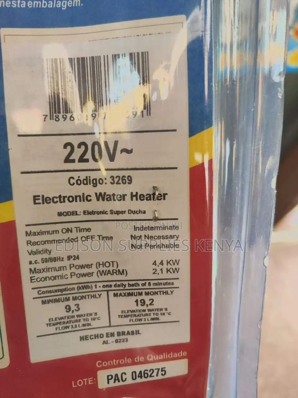 Fame Blindada - Extreme Salty Water Instant Shower - 4400w