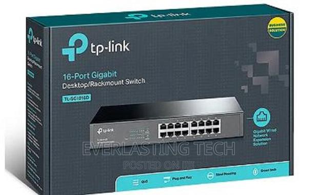 Tp-Link 16-Port Gigabit Desktop Rackmount Switch - Tl-Sg1016d - main view