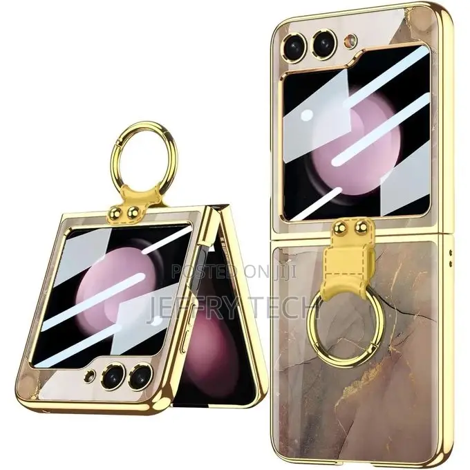 Case Samsung Galaxy Flip5 Case, Plating Painted Marble Patte
