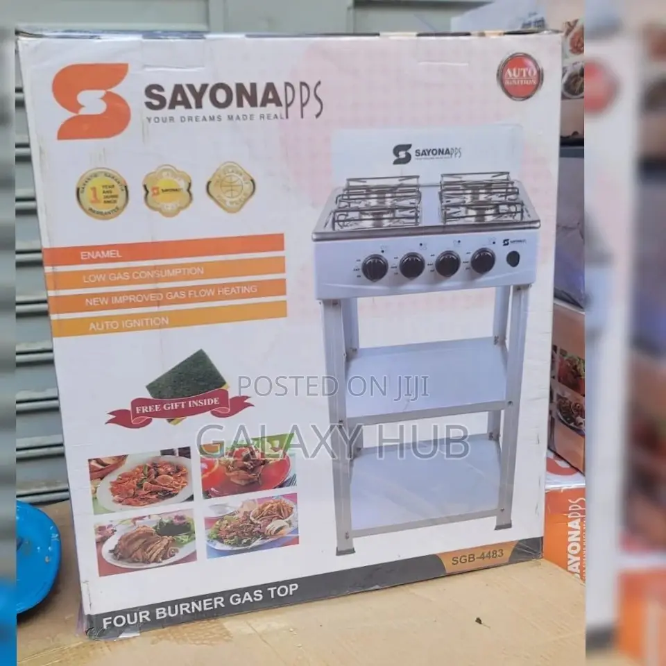 Four Burner Standing Cooker