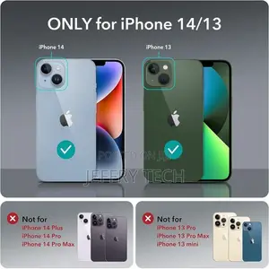 Clear Magnetic Case for iPhone 13 6.1-Inch Compatible With M