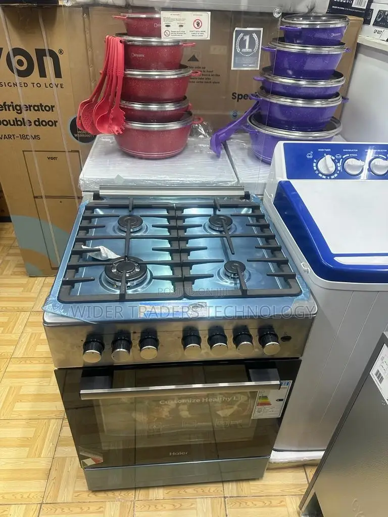 Haier 4 Gas 50X60 Cooker With Electric Oven - HCR2040EES