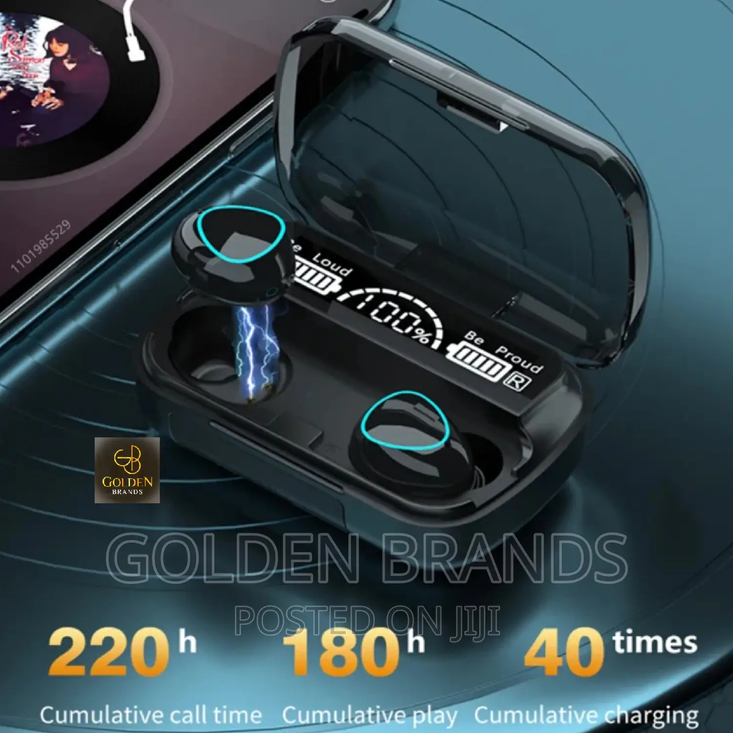 Bluetooth Earphones Earbuds With Charging Power Bank