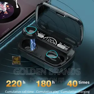 Bluetooth Earphones Earbuds With Charging Power Bank