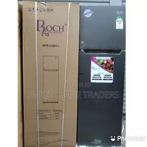 Roch RFR-210DT-I Double Door Fridge, 168L - Silver