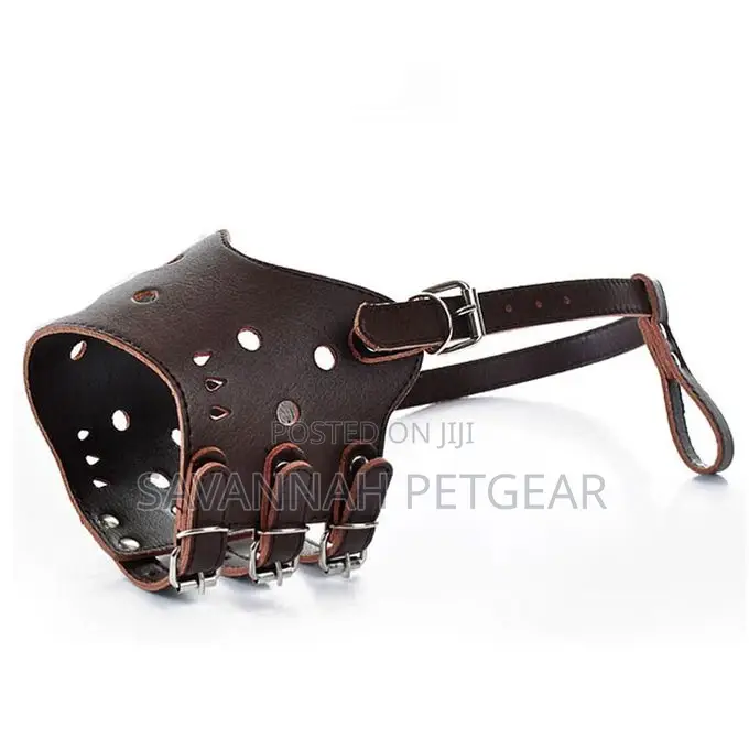 Adjustable Dog Muzzle Anti-Biting Puppy Pet Dog Mesh - XL