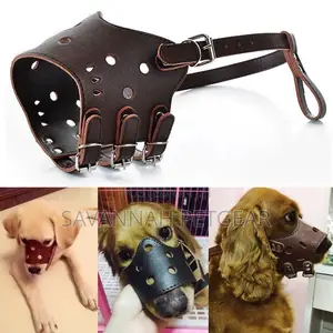 Adjustable Dog Muzzle Anti-Biting Puppy Pet Dog Mesh - XL