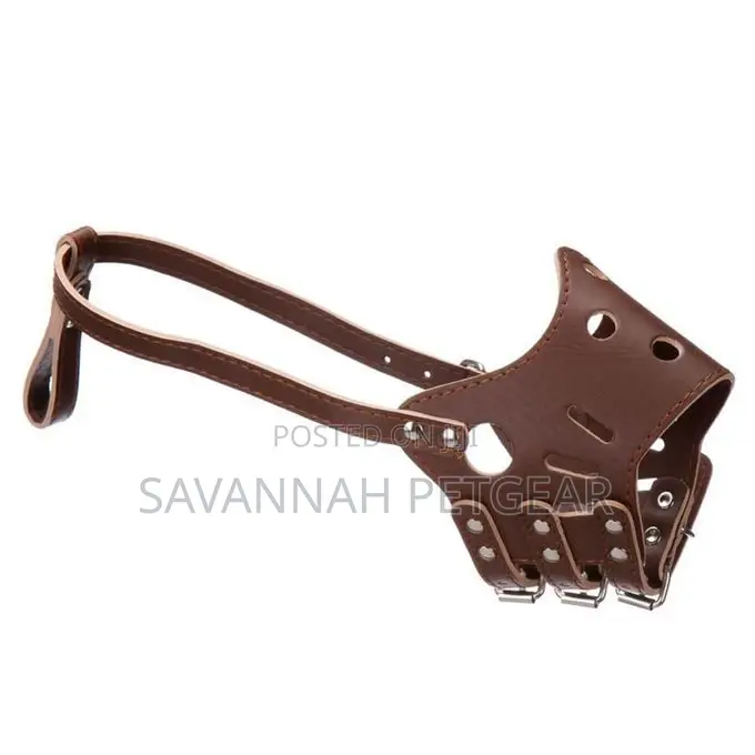 Adjustable Dog Muzzle Anti-Biting Puppy Pet Dog Mesh - L