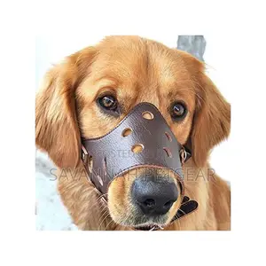 Adjustable Dog Muzzle Anti-Biting Puppy Pet Dog Mesh - M