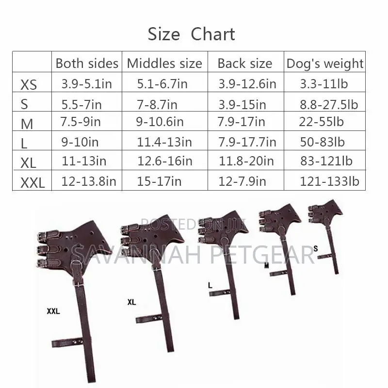 Adjustable Dog Muzzle Anti-Biting Puppy Pet Dog Mesh - M