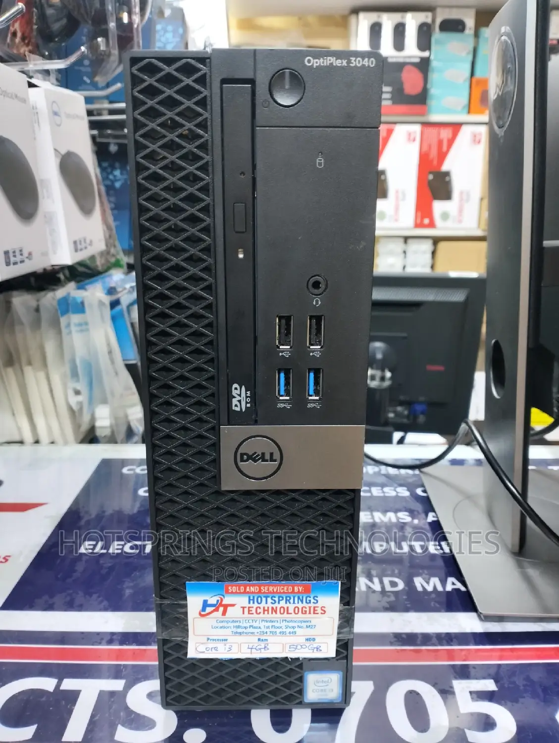 Desktop Computer Dell Wyse 3040 4GB Intel Core I3 HDD 500GB