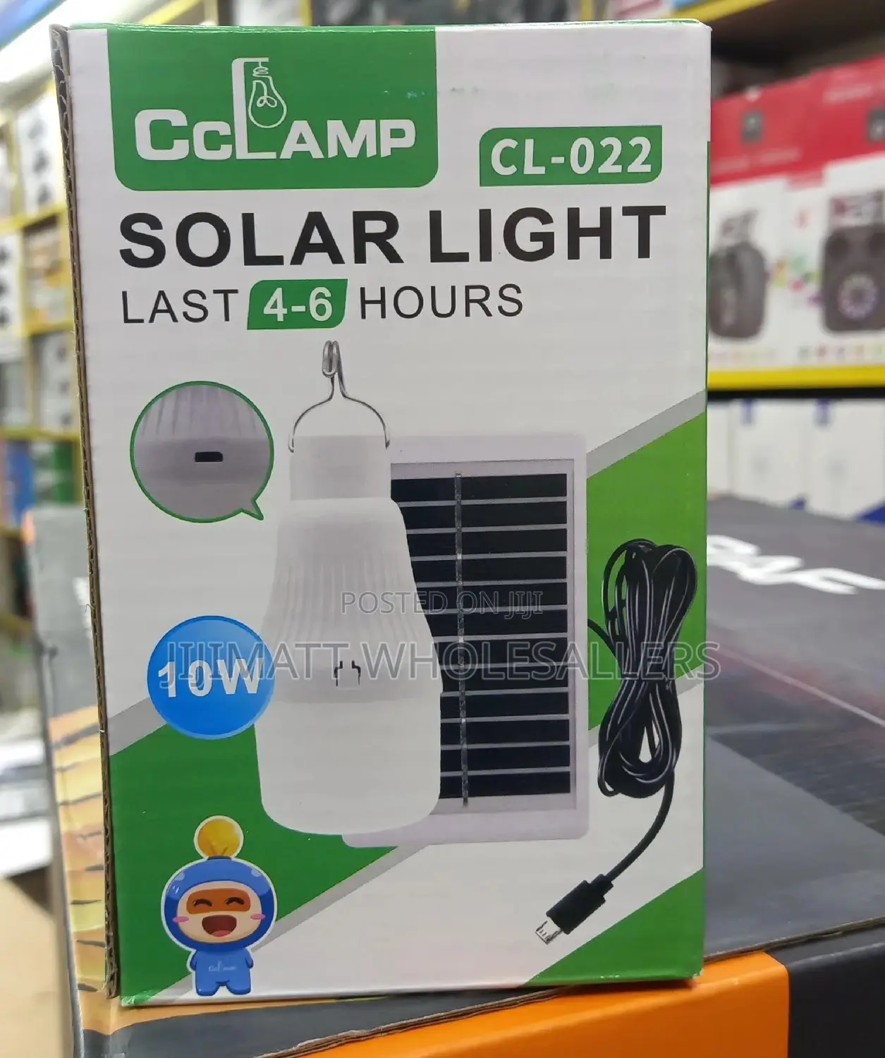 Solar Light Bulb It Lasts for 4-6hours