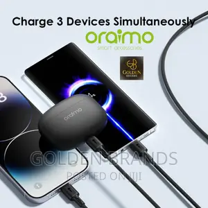 Oraimo Charger Cable 3 in One, Lightning, Type C, Micro USB