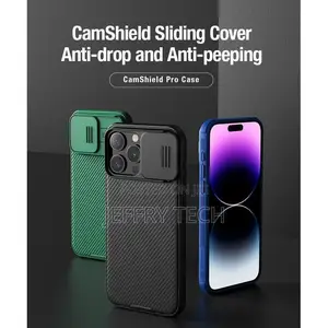 Nilkin Designed for iPhone 14 Pro Max Case With Camera Cover