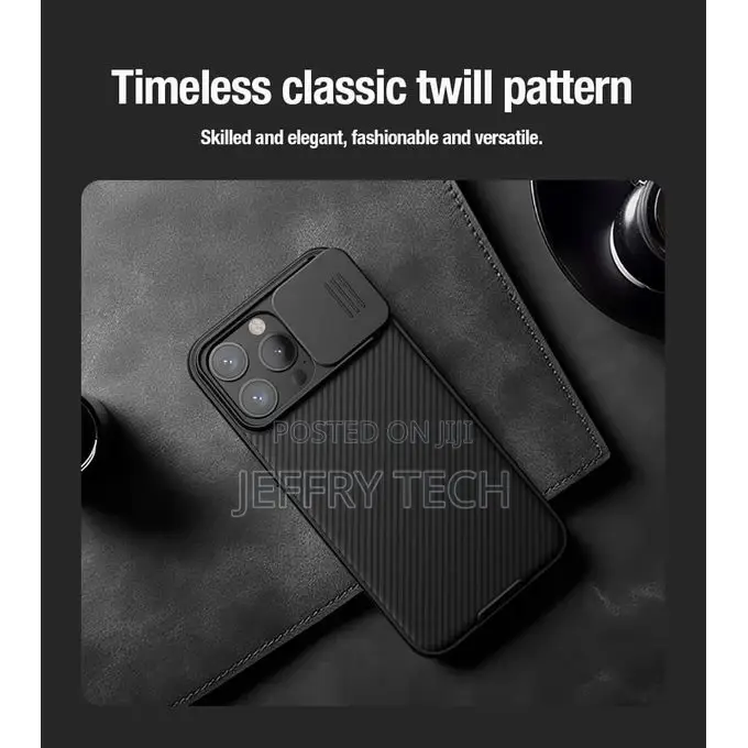 Nilkin Designed for iPhone 14 Pro Max Case With Camera Cover