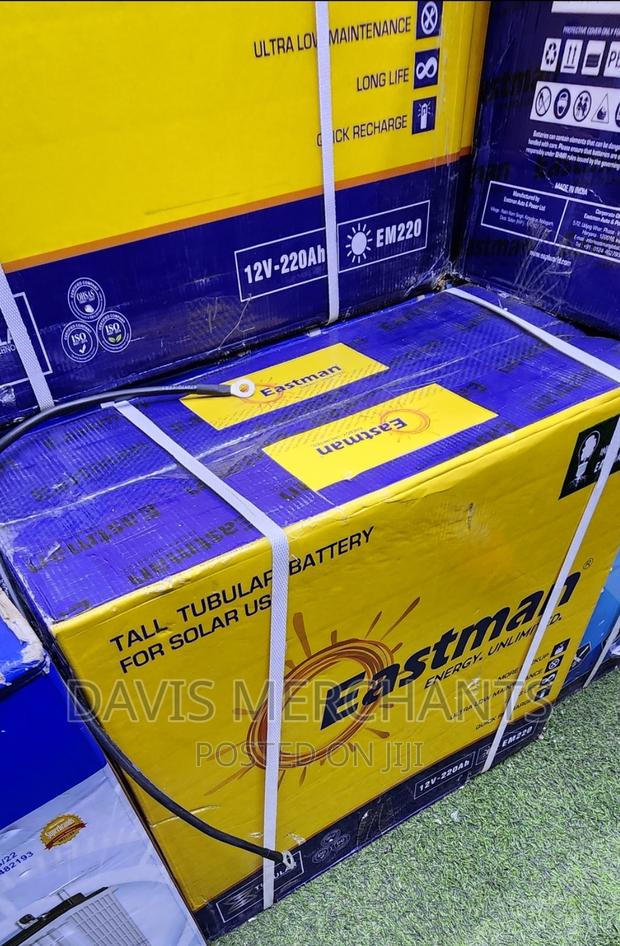 Eastman Tubular Solar Battery With 220amps