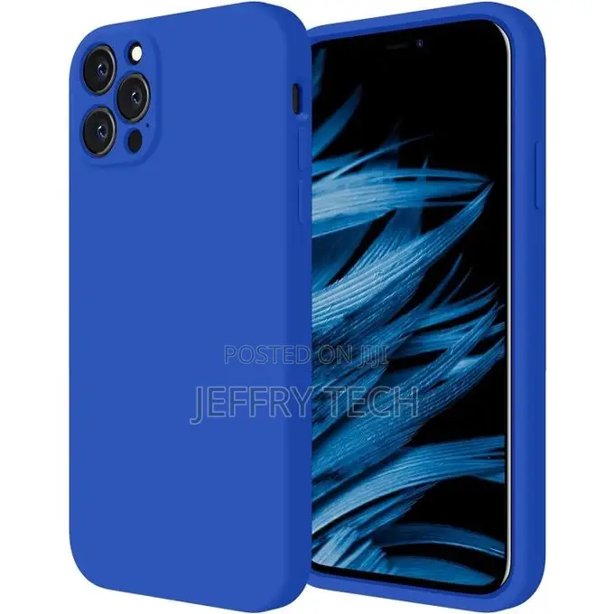Silicone Upgraded Back Cover Case for iPhone 12 Pro