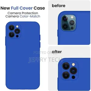 Silicone Upgraded Back Cover Case for iPhone 12 Pro