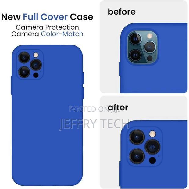 Silicone Upgraded Back Cover Case for iPhone 12 Pro - thumbnail 3