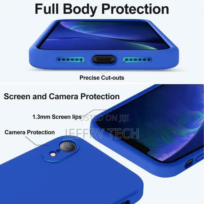 Silicone Upgraded Premium Back Cover Case for iPhone XR