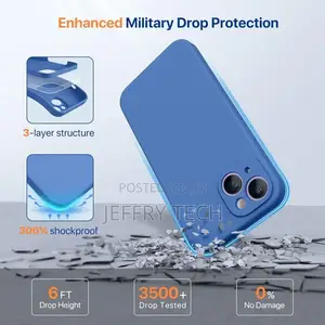 Case Designed for iPhone 14 Plus Case With Screen Protector